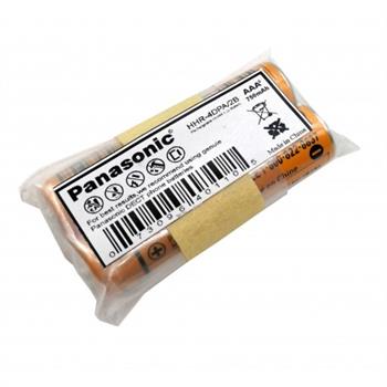 باتری نیم قلمی قابل شارژ 750mAh دوتایی مارک Panasonic