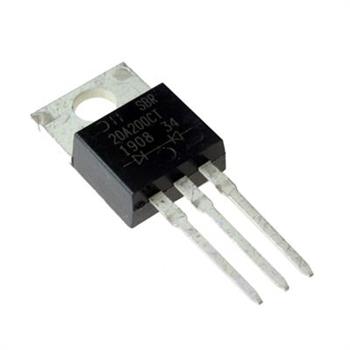 دیود شاتکی 200 ولت 20 آمپر 20A200CT پکیج TO-220AB برند DIODES