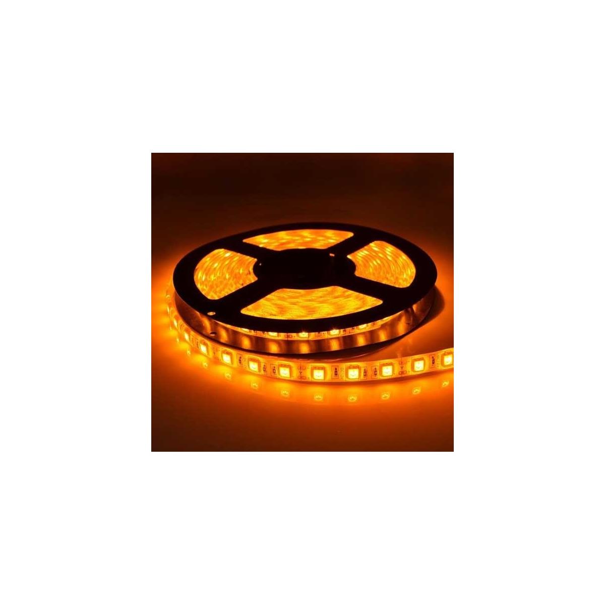 LED-نواری-نارنجی-درشت-5050-60Pcs-ضد-آب-رول-5متری-1
