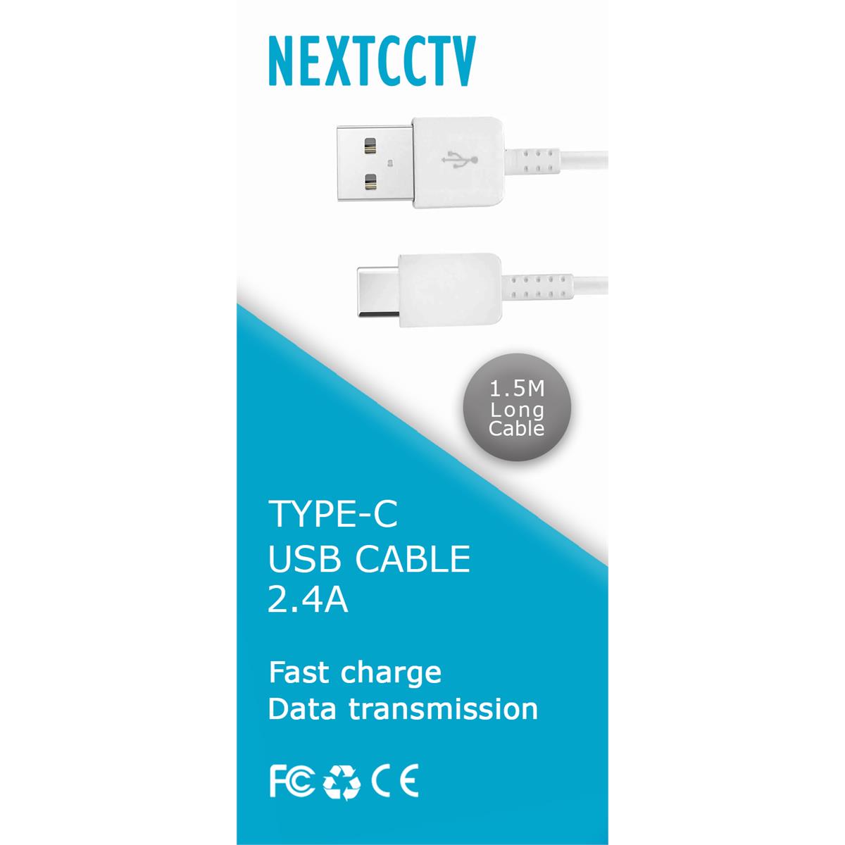 Cable USB-A to USB-C