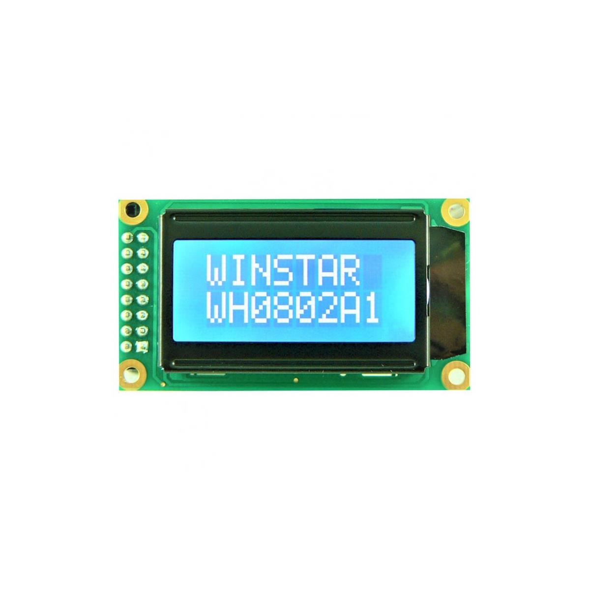 LCD کاراکتری 2x8 بک لایت آبی