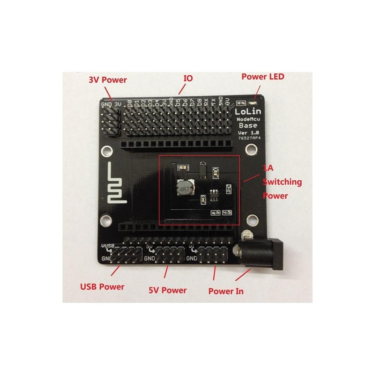 برد NodeMCU به همراه برد توسعه LOLIN----